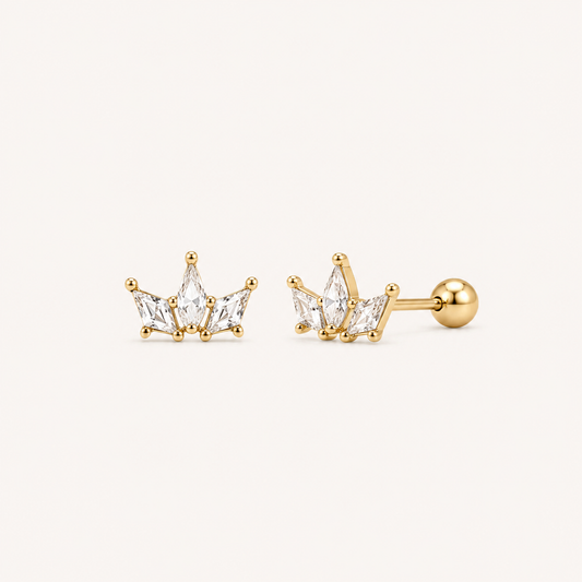 BALL STUD EARRING -YJ059