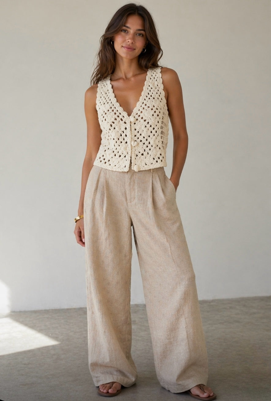 CROCHET CROP TOP