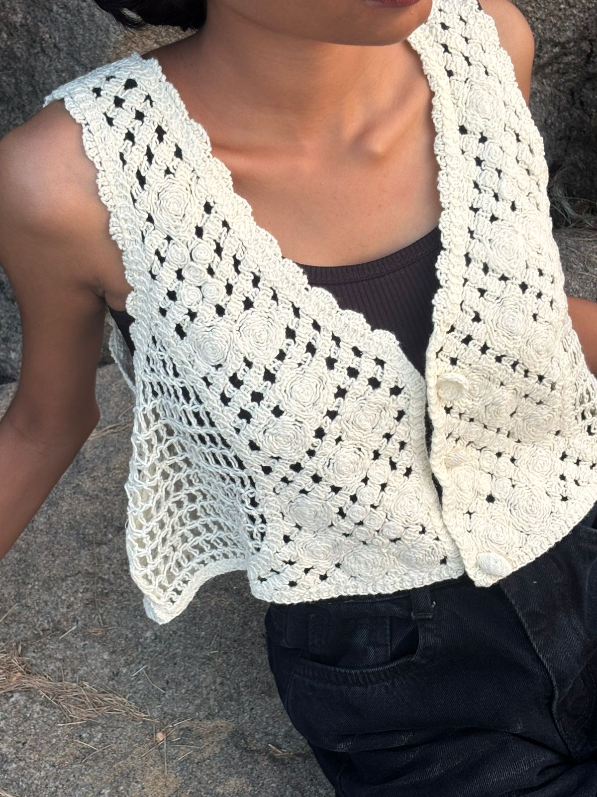 CROCHET CROP TOP