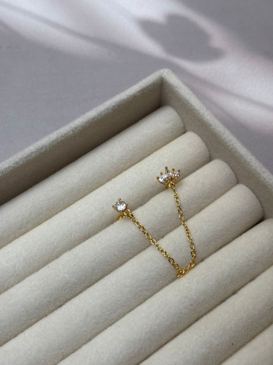 BALL STUD EARRING -YJ052