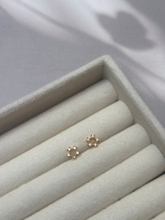 BALL STUD EARRING -YJ057