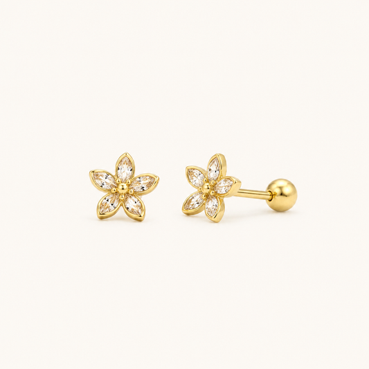 BALL STUD EARRING -YJ055